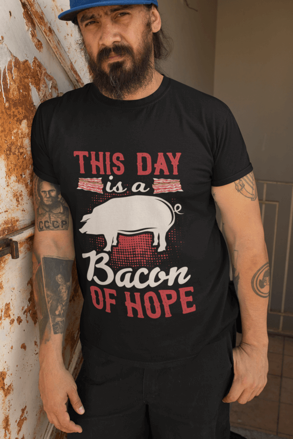 Short-Sleeve Men's T-Shirt Bacon of Hope