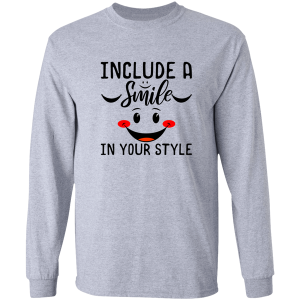 Long-Sleeve Ultra Cotton Men's T-Shirt Smile Day
