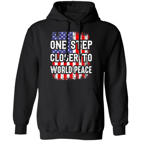 Men's Pullover Hoodie World Peace