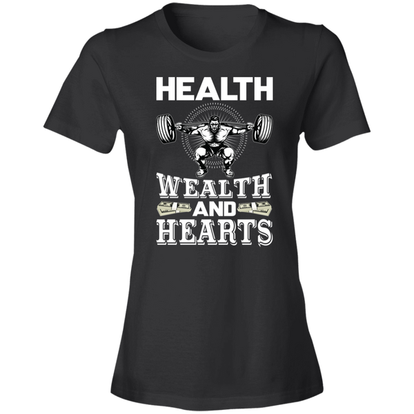 Short-Sleeve Womens T-Shirt Health & Hearts