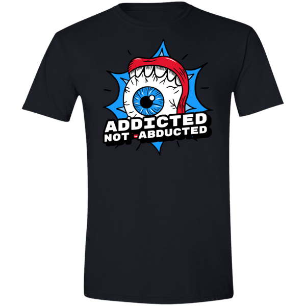 Short-Sleeve Men's T-Shirt Addicted Not Abducted 1