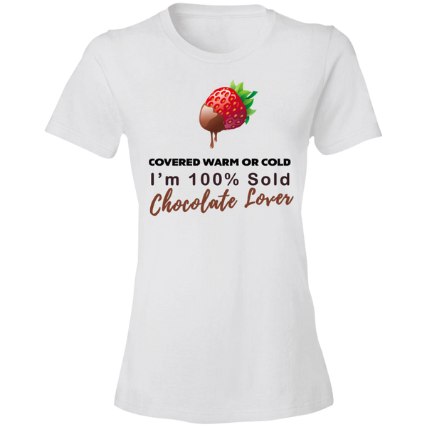 Ladies' Lightweight T-Shirt Chocolate Lover