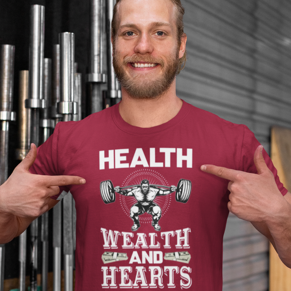 Short-Sleeve Men's T-Shirt Health & Hearts