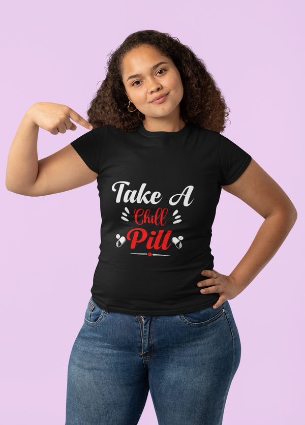 Short-Sleeve Women's T-Shirt Chill Pill