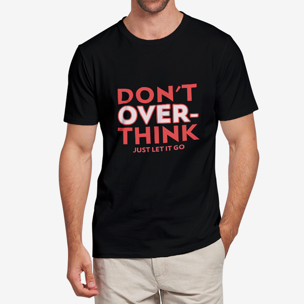 Short-Men's Heavy Cotton Adult T-Shirt Don't Overthink