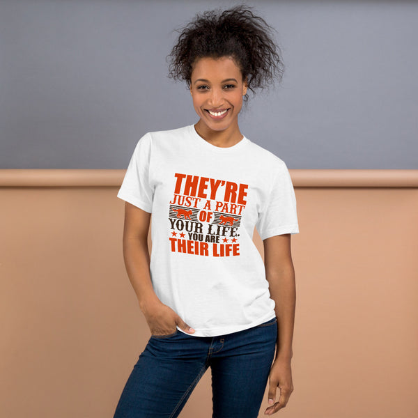 Short-Sleeve Women's Cotton T-Shirt Love Your Pet 1