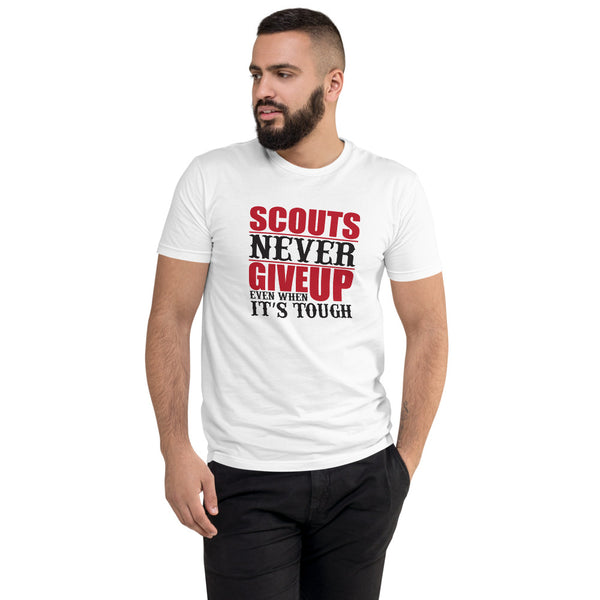 Short-Sleeve Men's T-Shirt Scouts Never Give Up
