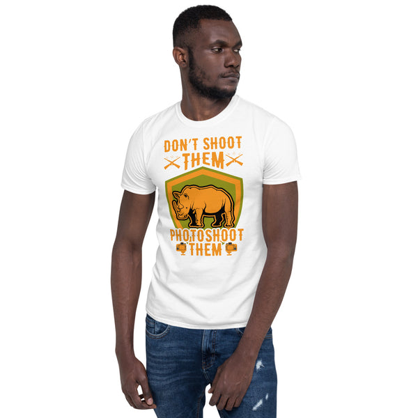 Short-Sleeve Men's T-Shirt Don't Shoot Rhinos