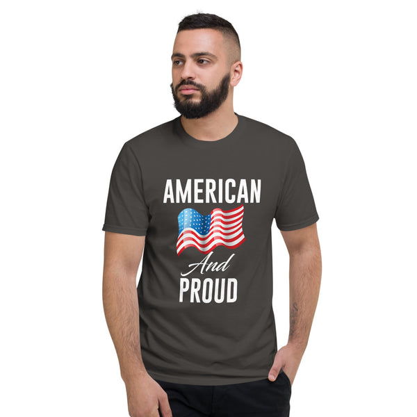 Short-Sleeve Men's T-Shirt American & Proud