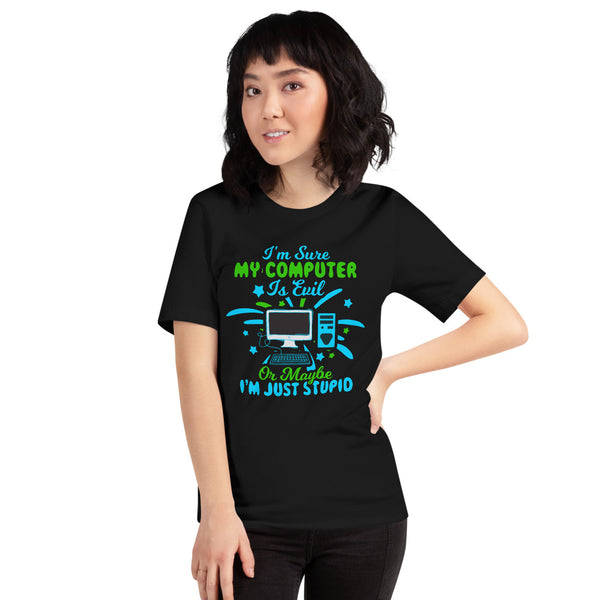 Short-Sleeve Women's T-Shirt Evil Computer