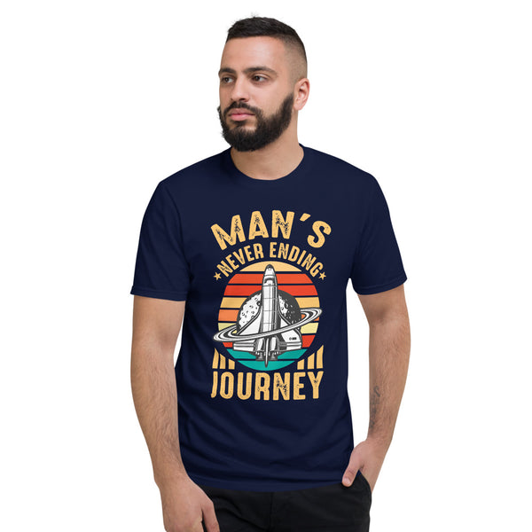 Short-Sleeve Men's T-Shirt Space Journey