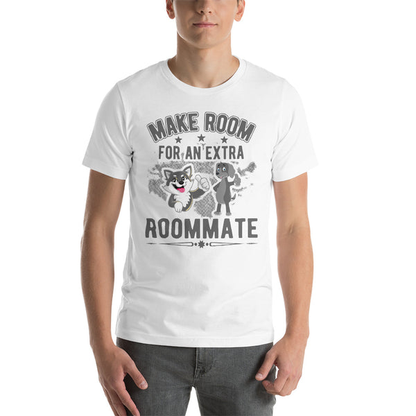 Short-Sleeve Men's T-Shirt Room Mate White