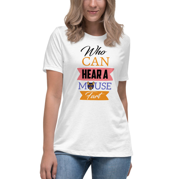 Short-Sleeve Women's Relaxed T-Shirt Mouse Fart