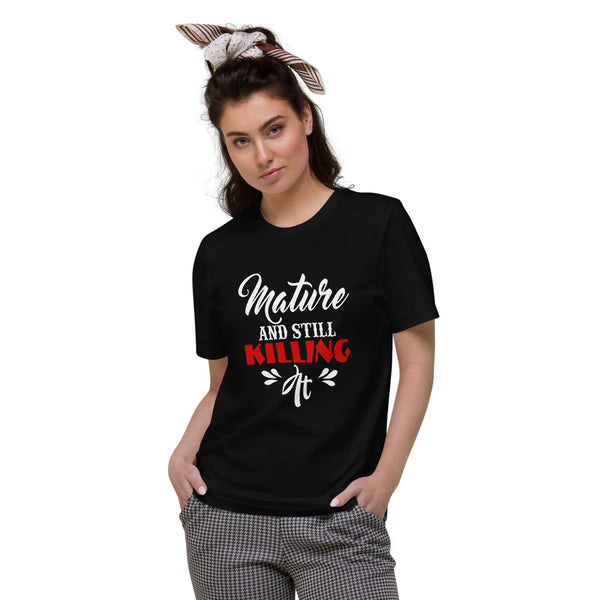 Short-Sleeve Women's Organic Cotton T-Shirt Mature