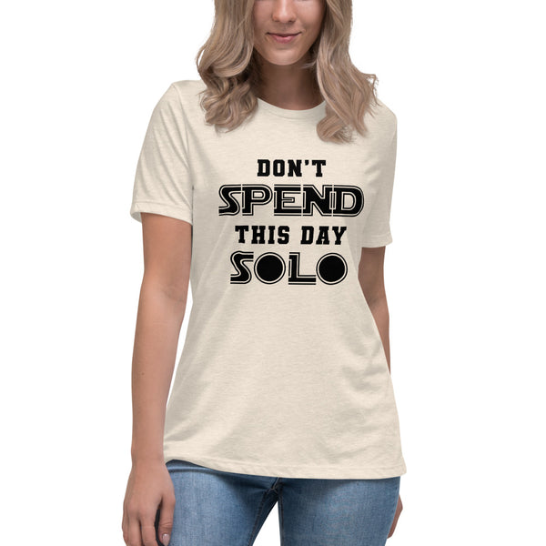 Short-Sleeve Women's Relaxed T-Shirt Solo Day